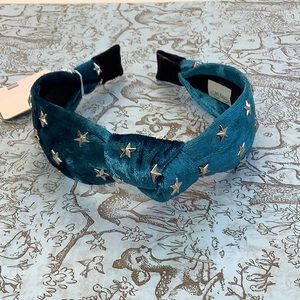 Studded velvet headband